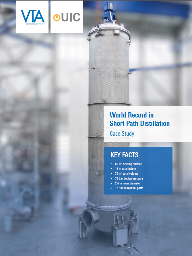 Case Study World Record in Short Path Distillation